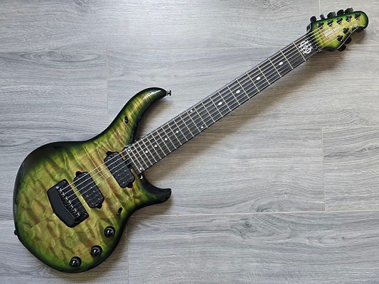 Ernie Ball Music Man Majesty 7 String Vault - Ivy Quilt - One of a Kind
