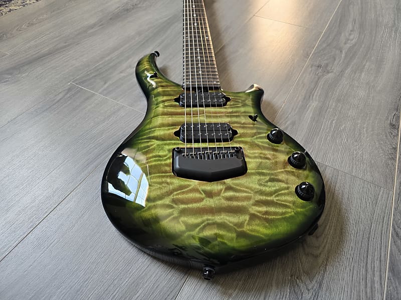 Ernie Ball Music Man Majesty 7 String Vault - Ivy Quilt - One of a Kind