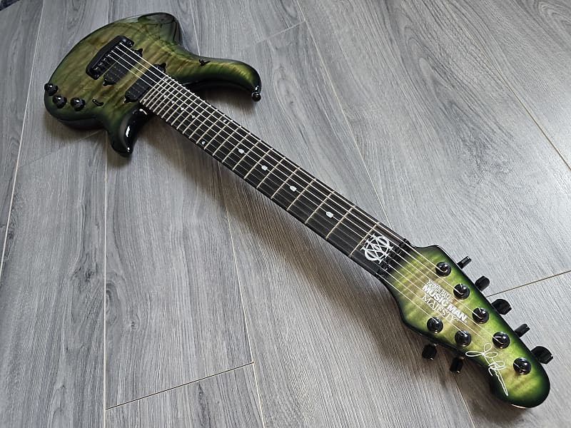 Ernie Ball Music Man Majesty 7 String Vault - Ivy Quilt - One of a Kind